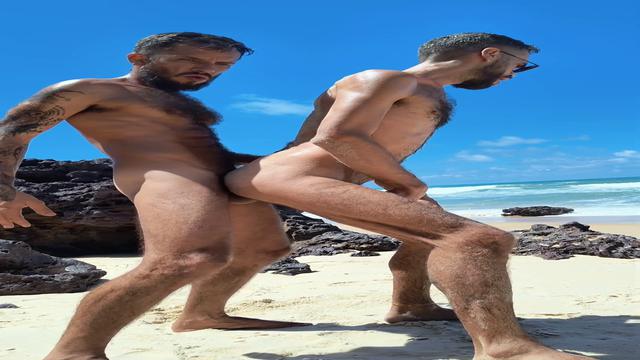 MIjada e gozada na praia da Cancela