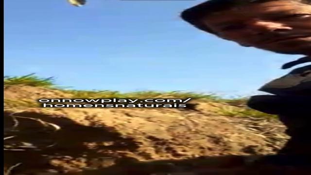 Roceiro no mato gozando
