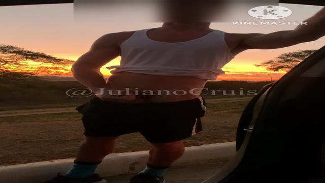 146 - Domingão, tô viciado nesse por do sol! Punheta...