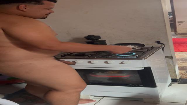 making my coffee