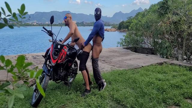 A corrida foi finalizada no mato