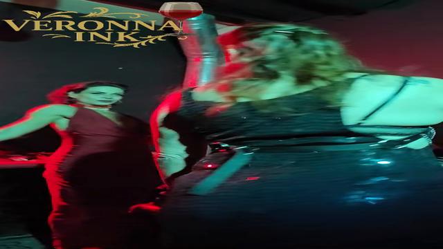 Veronna surrenders to the ropes and the impact of Nubia