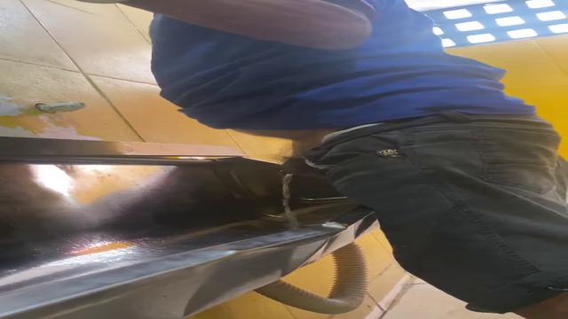 Brazilian old man pissing 