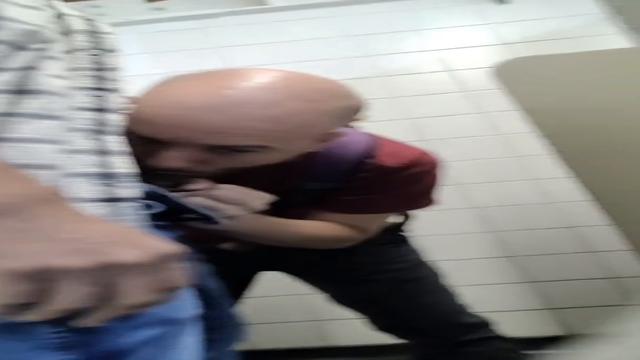Flagrei esses machos na pegação