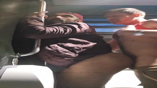 My friend fucked me on the bathroom.