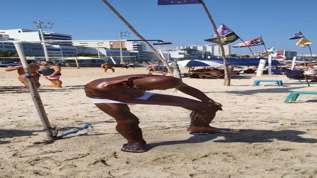 Ducha na praia 