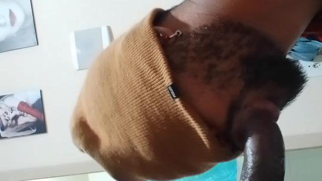 O flamenguista endurecendo meu pau 