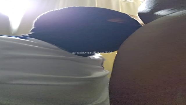 Mamando e levando pau do porteiro negão pauzudo 