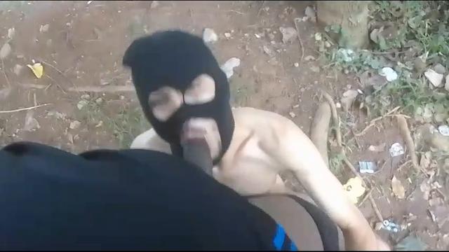 I sucked that black guy's dick on the bike path. 