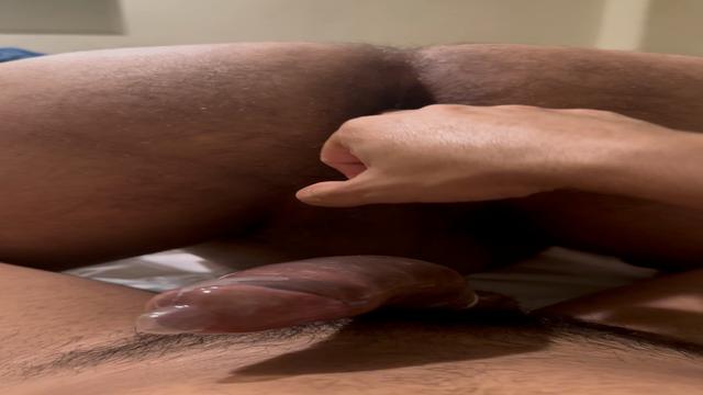 Preparando o rabao do coroa