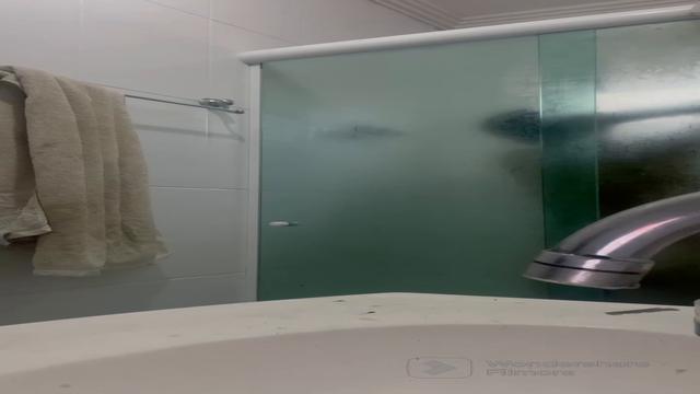 post bath cumshot