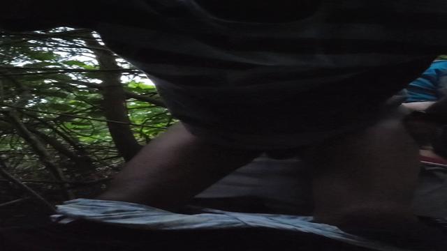 Anoitecendo na trilha