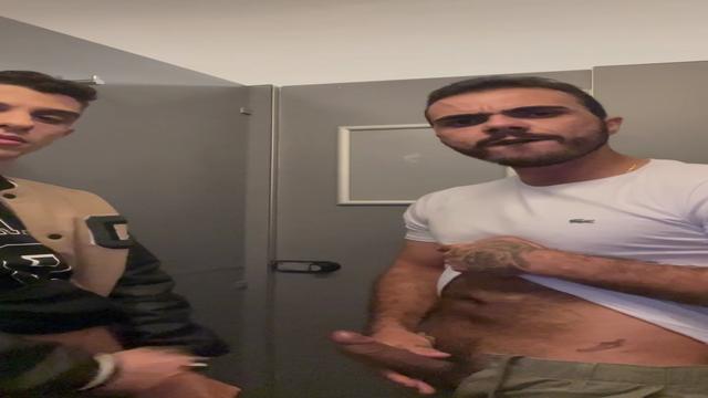 IN THE SHOPPING BATHROOM