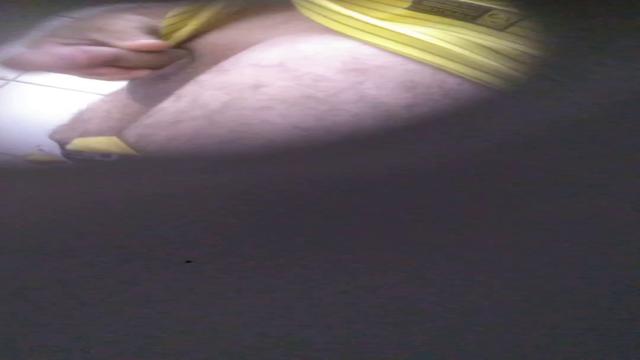 Handjob in the bathroom at the mall