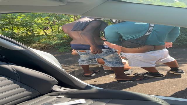 Ia fuder o passageiro mas fomos supreendidos