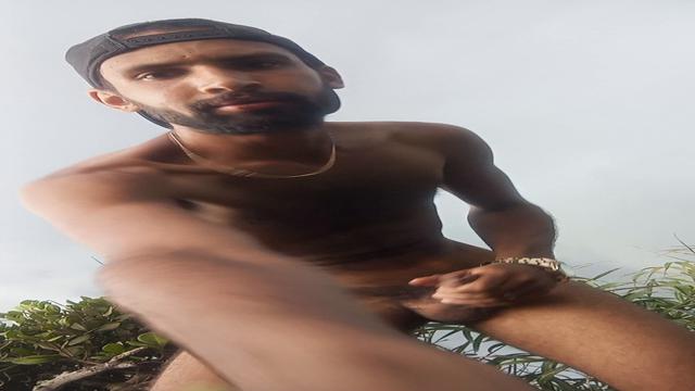 Jacking off in the woods 