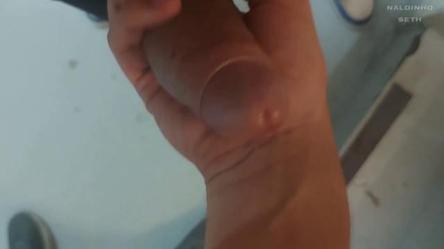 just a footprint on the ladder on my dick