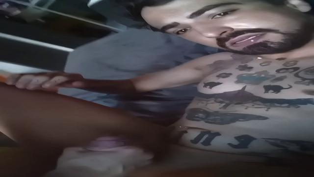 Young man read my whole body 