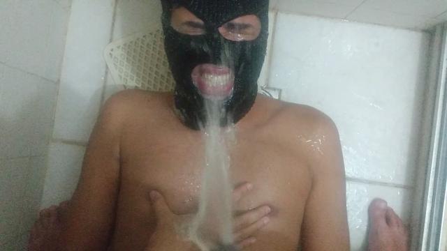 Pissing on another whore