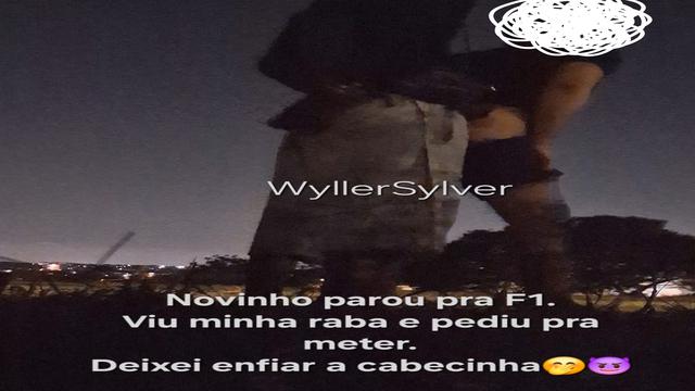 Deixei o novinho maloka colocar a cabecinha.