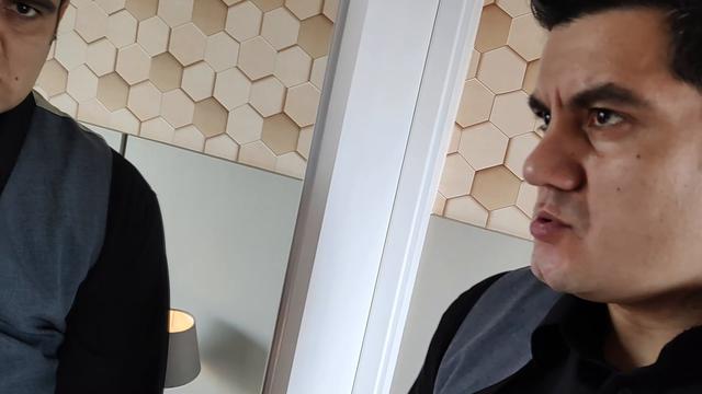 De frente ao espelho completo 